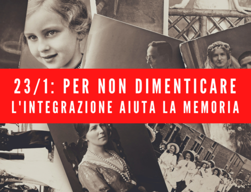 Sabato 23/1: Per non dimenticare – L’integrazione aiuta la memoria