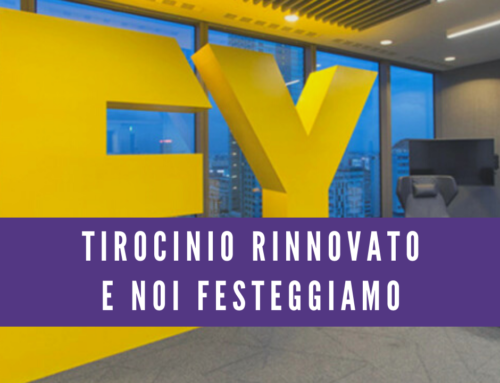 Tirocinio rinnovato e noi festeggiamo