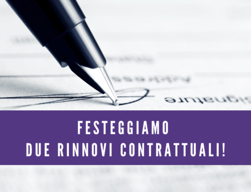 Festeggiamo due rinnovi contrattuali!