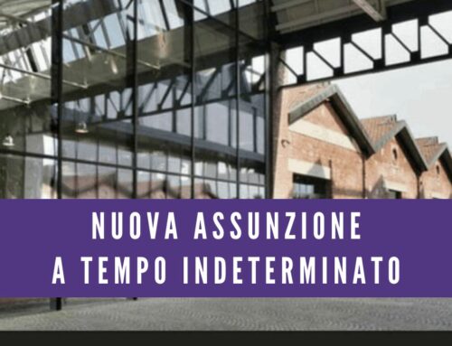 Una nuova assunzione a tempo indeterminato