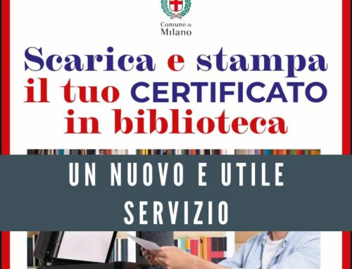 Scarica e stampa il tuo certificato in biblioteca