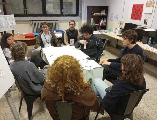 LA REDAZIONE IN & OUT AL LICEO BOCCIONI